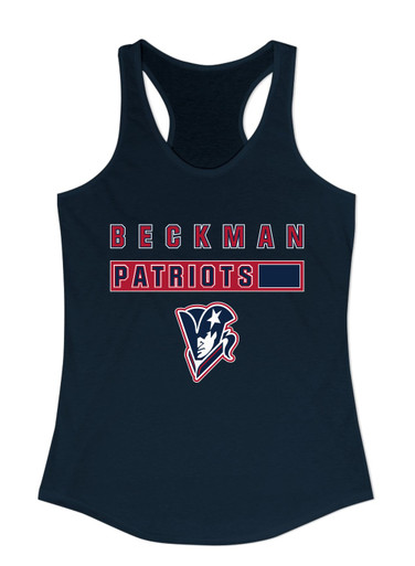 Beckman Patriots Mascot #7 Women's Tank Top
