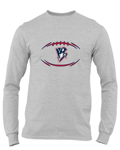 Beckman Patriots Football #3 Men's Premium LS T-Shirt