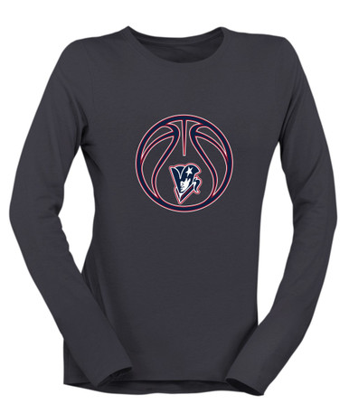 Beckman Patriots Basketball #2 Women's Premium LS T-Shirt