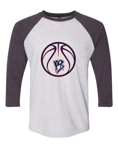 Beckman Patriots Basketball #2 Women's Baseball T-Shirt