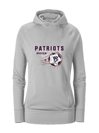 Beckman Patriots Soccer #2 Women's Hoodie