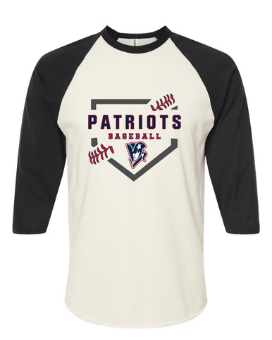 Beckman Patriots Baseball #2 Women's Baseball T-Shirt