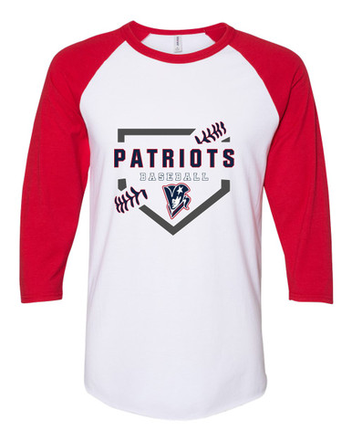 Beckman Patriots Baseball #2 Men's Baseball T-Shirt