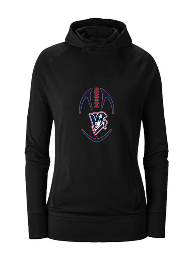 Beckman Patriots Football #4 Women's Hoodie