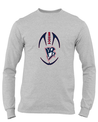 Beckman Patriots Football #4 Men's Premium LS T-Shirt