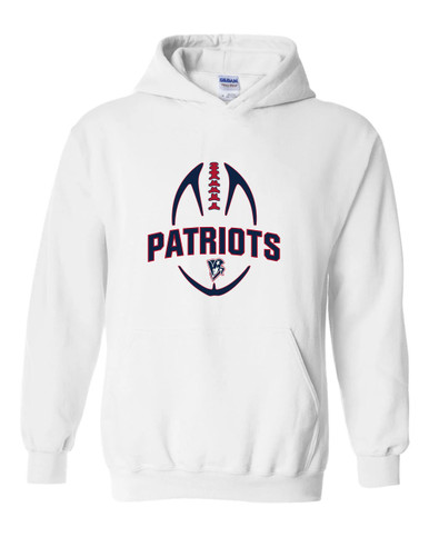 Beckman Patriots Football #5 Men's Hoodie