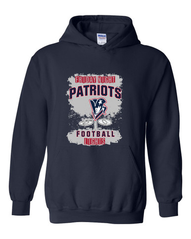 Beckman Patriots Football #6 Men's Hoodie