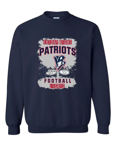 Beckman Patriots Football #6 Men's Sweatshirt