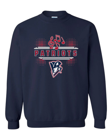 Beckman Patriots Band # 3 Men's Sweatshirt