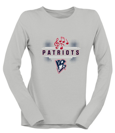 Beckman Patriots Band # 3 Women's Premium LS T-Shirt