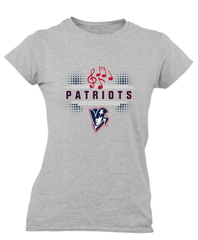 Beckman Patriots Band # 3 Women's Premium SS T-Shirt