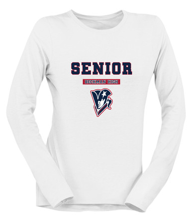 Beckman Patriots Senior #2 Women's LS T-Shirt