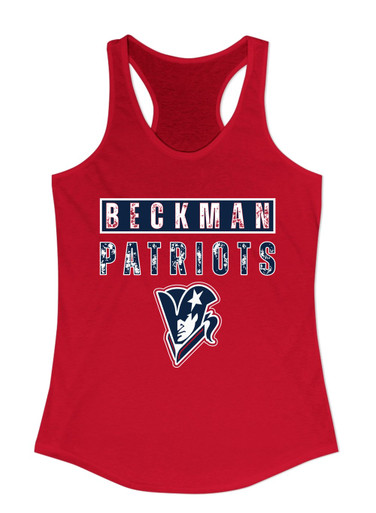 Beckman Patriots Mascot #9 Women's Tank Top