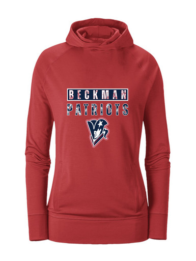 Beckman Patriots Mascot #9 Women's Hoodie
