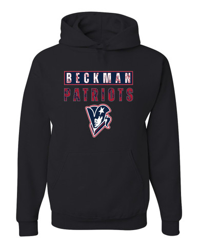 Beckman Patriots Mascot #9 Men's Premium Hoodie
