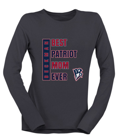 Beckman Patriots Best Patriot Mom Women's Premium LS T-Shirt