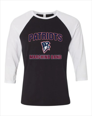 Beckman Patriots Marching Band Men's Baseball T-Shirt