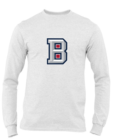 Beckman Patriots B Script Mascot #1 Men's LS T-Shirt