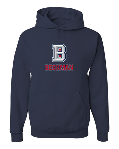 Beckman Patriots B Script Mascot #2 Men's Premium Hoodie