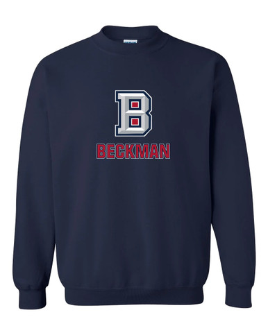 Beckman Patriots B Script Mascot #2 Men's Sweatshirt