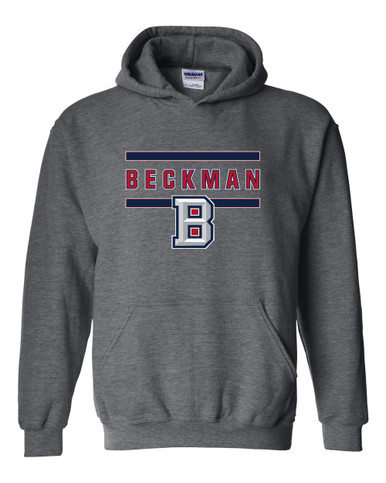 Beckman Patriots B Script Mascot #4 Men's Hoodie