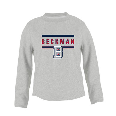 Beckman Patriots B Script Mascot #4 Women's Sweatshirt