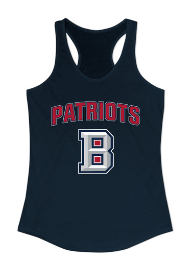 Beckman Patriots B Script Mascot #6 Women's Tank Top