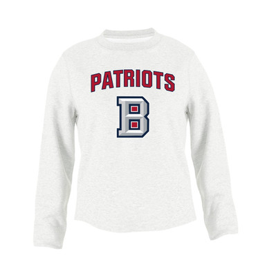 Beckman Patriots B Script Mascot #6 Men's Sweatshirt