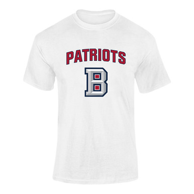 Beckman Patriots B Script Mascot #6 Men's Premium SS T-Shirt