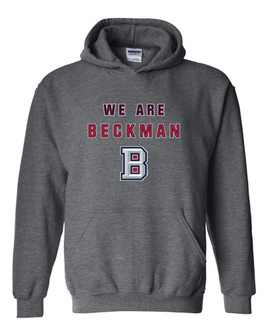Beckman Patriots B Script We Are Men's Hoodie