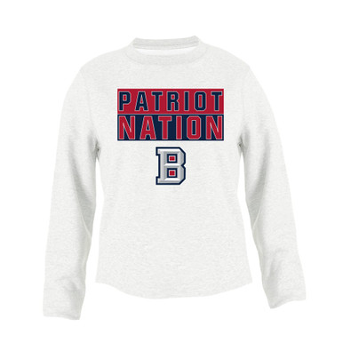 Beckman Patriots B Script Nation #1 Men's Sweatshirt