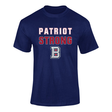 Beckman Patriots B Script Strong #2 Men's Premium SS T-Shirt