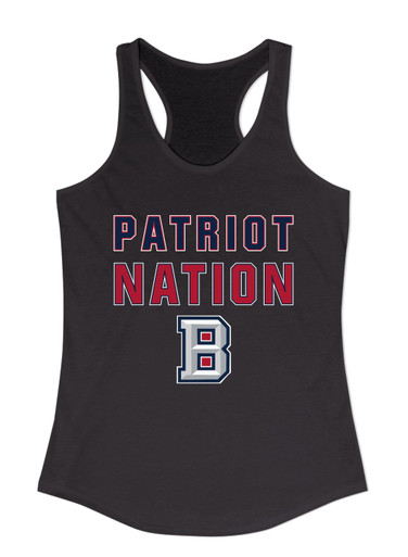 Beckman Patriots B Script Nation #2 Women's Tank Top