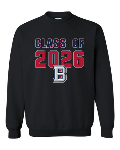 Beckman Patriots B Script Class of 2026 Men's Sweatshirt