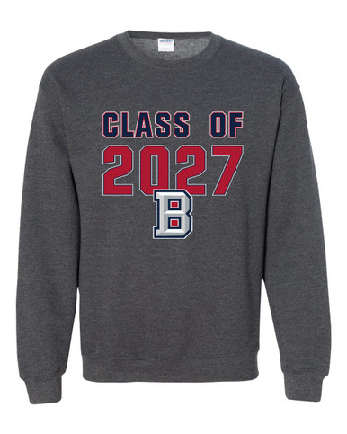 Beckman Patriots B Script Class of 2027 Men's Sweatshirt