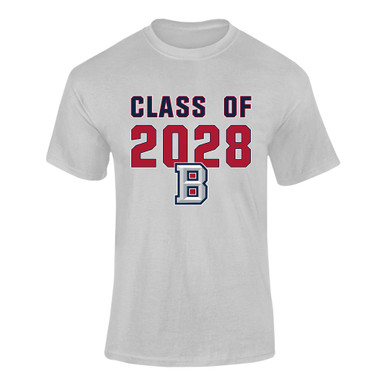 Beckman Patriots B Script Class of 2028 Men's SS T-Shirt