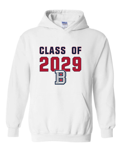 Beckman Patriots B Script Class of 2029 Men's Hoodie