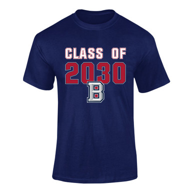 Beckman Patriots B Script Class of 2030 Men's SS T-Shirt