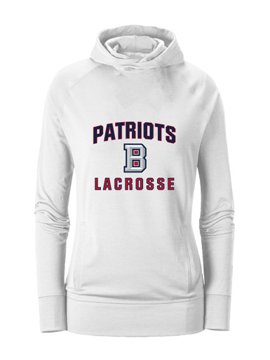 Beckman Patriots B Script Lacrosse Women's Hoodie