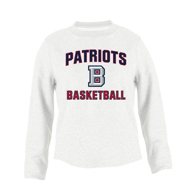 Beckman Patriots B Script Basketball #1 Men's Sweatshirt