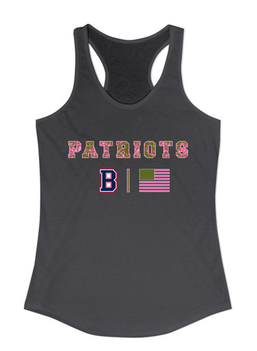 Berkmar Patriots Pink Camo Flag Women's Tank Top