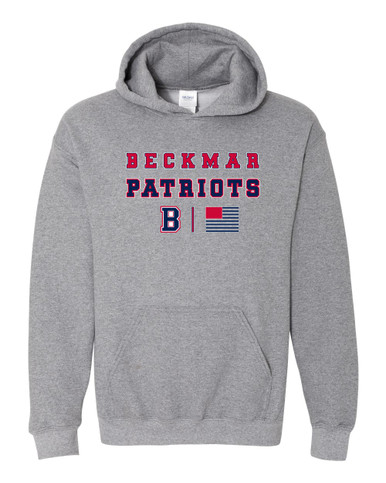 Berkmar Patriots Spirit Flag Men's Hoodie