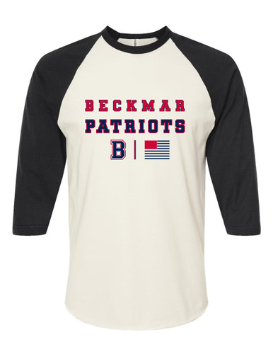 Berkmar Patriots Spirit Flag Women's Baseball T-Shirt