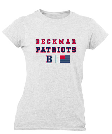 Berkmar Patriots Spirit Flag Women's Premium SS T-Shirt