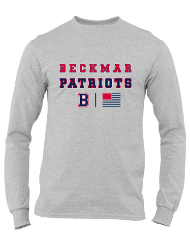 Berkmar Patriots Spirit Flag Men's Premium LS T-Shirt