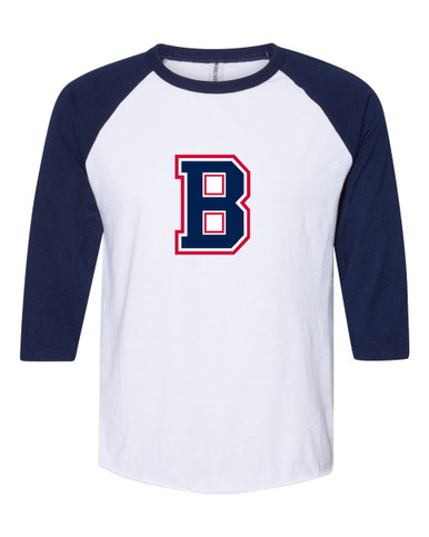 Berkmar Patriots Mascot #1 Women's Baseball T-Shirt