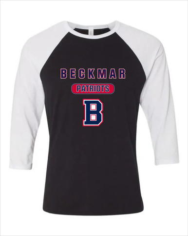 Berkmar Patriots Mascot #3 Women's Baseball T-Shirt