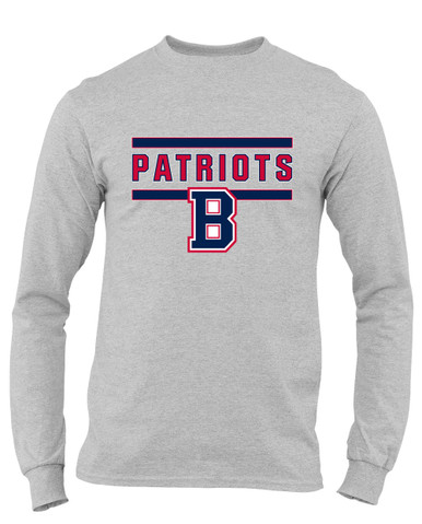 Berkmar Patriots Mascot #5 Men's Premium LS T-Shirt