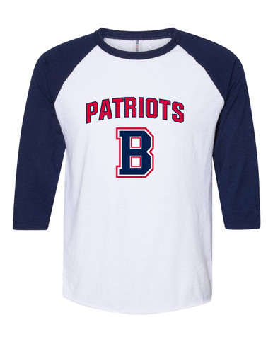 Berkmar Patriots Mascot #6 Women's Baseball T-Shirt