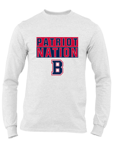 Berkmar Patriots Nation #1 Men's LS T-Shirt